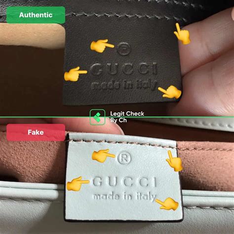 real vs fake gucci label|how to authenticate vintage Gucci.